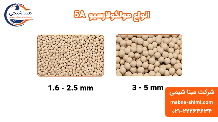 انواع مولکولارسیو 5A - مبنا شیمی